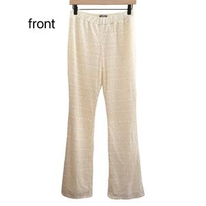 Y2k Vanity Lace Flare Pants